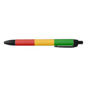 Stylo Noir COULEURS RASTAFARI + vos idées (Bas)