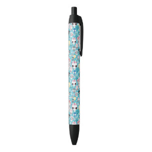Stylo Noir Crâne riant de texture