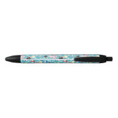 Stylo Noir Crâne riant de texture (Dos)