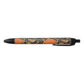 Stylo Noir Cray, un beau design William Morris, (Bas)