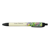 Stylo Noir Crayon fleur sauvage coloré (Bas)
