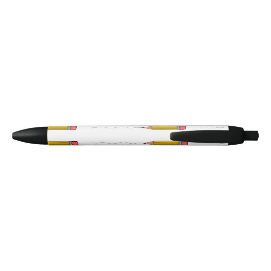 Stylo Noir Crayon sur blanc (Dos)