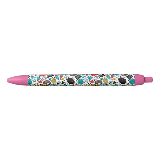 Stylo Noir Crazy head (Devant)