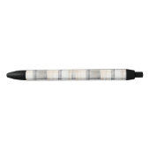 Stylo Noir Cream Grey Yellow Plaid Stripes (Devant)
