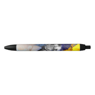 Stylo Noir cri de Joe le glissant physique d'homme musclé en