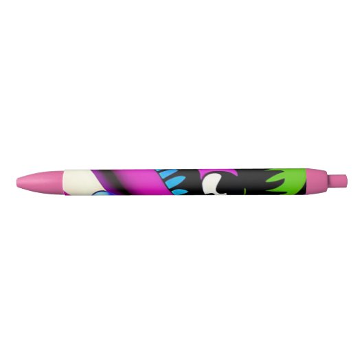 Stylo Noir crier pour vous pshycodelic (Devant)