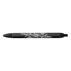 Stylo Noir Cristal glacé noir
