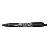 Stylo Noir Cristal glacé noir (Haut)