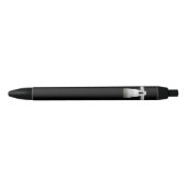 Stylo Noir Croix chrétienne (Devant)