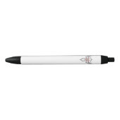 Stylo Noir Croix chrétienne (Devant)