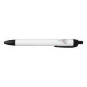 Stylo Noir Croix chrétienne (Bas)