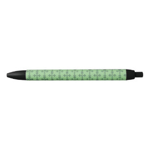 Stylo Noir Croix chrétienne typique