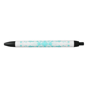 Stylo Noir Croix de fleur