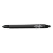 Stylo Noir Croix freemasonique (Devant)