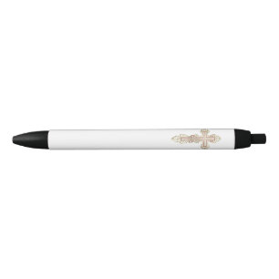 Stylo Noir Croix orthodoxe