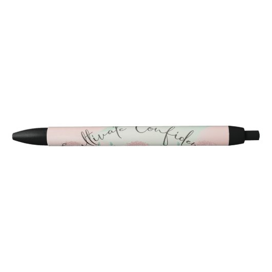 Stylo Noir Cultiver la confiance Thème (Devant)