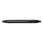 Stylo Noir Custom Company Logo Black Pen | Modern Minimalist  (Dos)