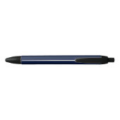 Stylo Noir Custom Name Luxury Royal Elegant Monogran  (Dos)