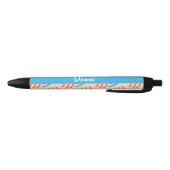 Stylo Noir Custom name paint strokes patterned (Bas)
