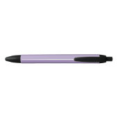 Stylo Noir Custom Stylish Pale Purple Pen with Your Name (Dos)