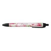 Stylo Noir Cute Aquarelle Pink (Bas)