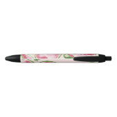 Stylo Noir Cute Aquarelle Pink (Dos)