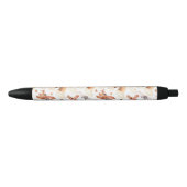 Stylo Noir Cute aquarelle Rainbow Motif d'avion (Devant)