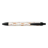 Stylo Noir Cute aquarelle Rainbow Motif d'avion (Dos)