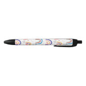 Stylo Noir Cute arc-en-ciel Scandi (Bas)