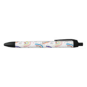 Stylo Noir Cute arc-en-ciel Scandi (Haut)