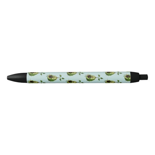 Stylo Noir Cute Avocado (Devant)