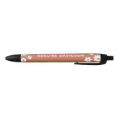 Stylo Noir Cute Boho Floral Daisy (Bas)