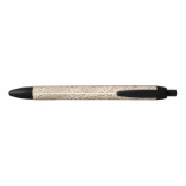 Stylo Noir Cute brun Cheetah Leopard Motif d'impression (Dos)