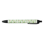 Stylo Noir Cute Cactus, Green Cactus, Motif Cactus (Bas)