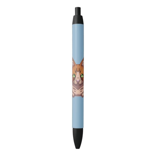 Stylo Noir Cute chat (devant Vertical)