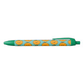 Stylo Noir Cute et amusante Kawaii Orange Ecriture (Haut)