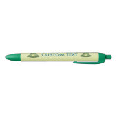 Stylo Noir Cute Green Frog Personalized Pen (Bas)