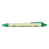 Stylo Noir Cute Green Frog Personalized Pen (Haut)