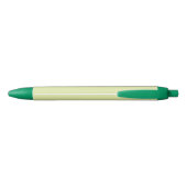 Stylo Noir Cute Green Frog Personalized Pen (Dos)