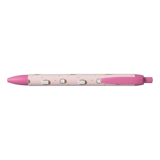 Stylo Noir Cute Hedgehog (Dos)