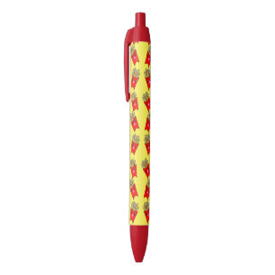 Stylo Noir Cute kawaii Cute frites ketchup