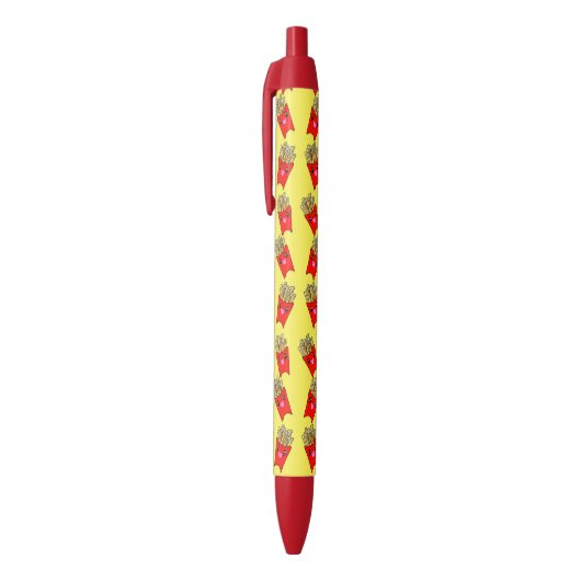 Stylo Noir Cute kawaii Cute frites ketchup (Haut (Vertical))