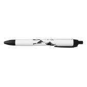 Stylo Noir Cute Little Fox Animal Silhouette art (Bas)