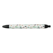 Stylo Noir Cute Mint Green Dinosaur Motif (Devant)