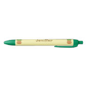 Stylo Noir Cute Pineapple Pens with Name (Bas)