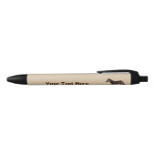Stylo Noir Cute Polka Dot Zebra (Haut)