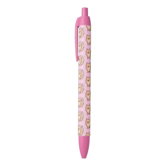 Stylo Noir Cute Pom (Haut (Vertical))