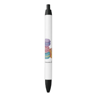 Stylo Noir Cute Rainbow Macaroons In Watercolor