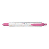 Stylo Noir Cute Rainbows & Hearts Motif (Dos)