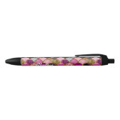 Stylo Noir Cute rose rose or sirène échelles girly (Haut)